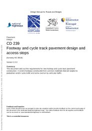 Footway and cycleway track pavement design and access steps (formerly HD 39/16). Version 2.0.0