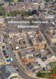 Infrastructure, towns and regeneration