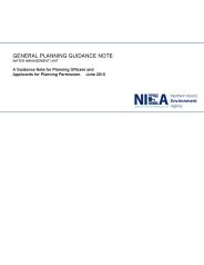 General planning guidance note - water management unit. A guidance note for planning officers and applicants for planning permission