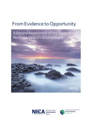 From evidence to opportunity - a second assessment of the state of Northern Ireland's environment