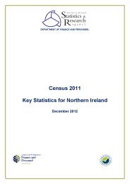Census 2011 - key statistics for Northern Ireland
