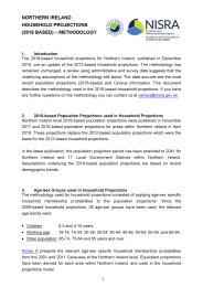 Northern Ireland household projections (2016-based) - methodology