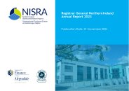 Registrar General Northern Ireland. Annual report 2023