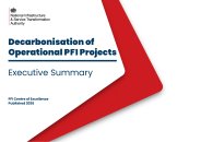 Decarbonisation of operational PFI projects. Executive summary