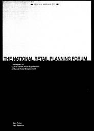 Impact of out-of-centre food superstores on local retail employment