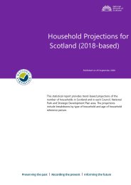 Household projections for Scotland (2018-based)