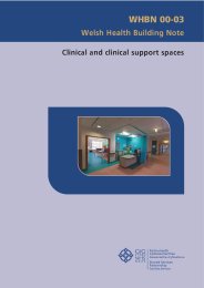 Clinical and clinical support spaces