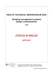 Building management systems. Design considerations (Welsh version)