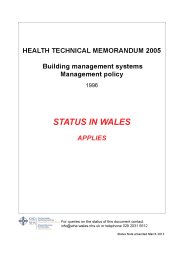 Building management systems. Management policy (Welsh version)