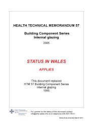 Building component series. Internal glazing  (Welsh version)