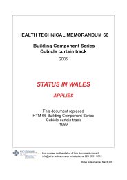Building component series. Cubicle curtain track (Welsh version)