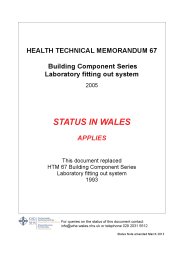 Building component series. Laboratory fitting out system (Welsh version)