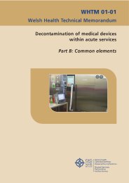 Decontamination of medical devices within acute services. Part B: Common elements