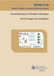 Decontamination of flexible endoscopes. Part B: Design and installation