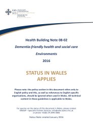 Dementia-friendly health and social care environments