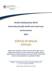 Dementia-friendly health and social care environments