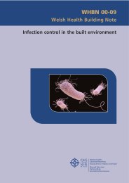 Infection control in the built environment