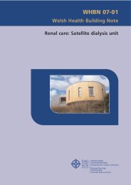 Renal care: satellite dialysis unit