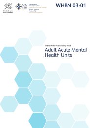 Adult acute mental health units