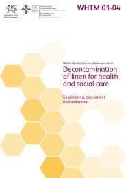 Decontamination of linen for health and social care: engineering, equipment and validation