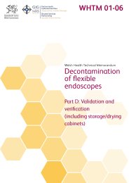 Decontamination of flexible endoscopes. Part D: Validation and verification (including storage/drying cabinets)