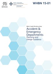 Accident and emergency departments. Planning and design guidance