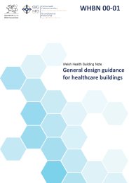 General design guidance for healthcare buildings