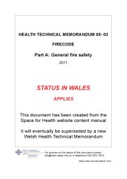 Firecode - general fire safety (Welsh version)