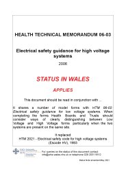 Electrical services. Electrical safety guidance for high voltage systems (Welsh version)