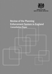 Review of the planning enforcement system in England - Consultation paper