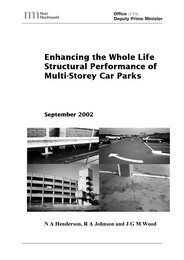 Enhancing the whole life structural performance of multi-storey car parks