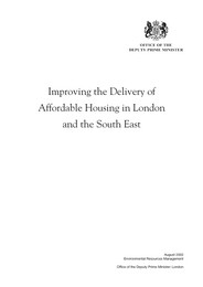 Improving the delivery of affordable housing in London and the South East