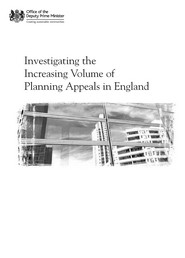 Investigating the increasing volume of planning appeals in England