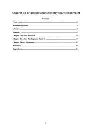 Developing accessible play space: a good practice guide