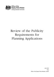 Review of the publicity requirements for planning applications