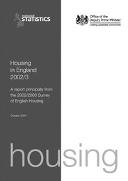 Housing in England 2002/3