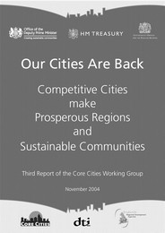 Our cities are back - competitive cities make prosperous regions and sustainable communities