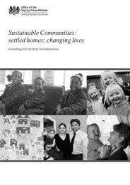 Sustainable communities: settled homes, changing lives - a strategy for tackling homelessness