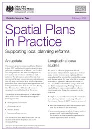 Spatial plans in practice - supporting local planning reforms