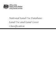 National land use database: land use and land cover classification
