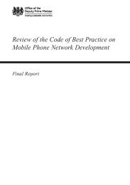Review of the code of best practice on mobile phone network development - final report (for use in Wales)