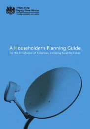 Satellite dishes and other antennas: changes to planning regulations