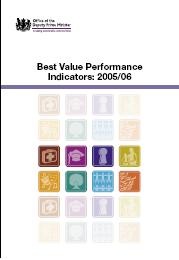 Best value performance indicators: 2005/06