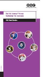 OGC gateway process. Gateway to success. OGC best practice