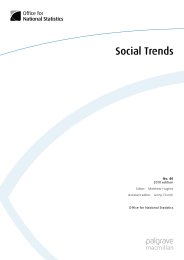 Social trends no. 40 2010 edition