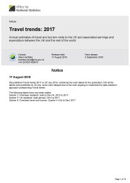 Travel trends 2017 (revised August 2018)
