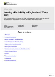 Housing affordability in England and Wales: 2025