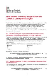 Heat soaked thermally toughened glass. Annex A: Descriptive analysis