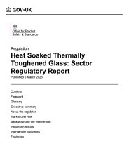 Heat soaked thermally toughened glass: Sector regulatory report