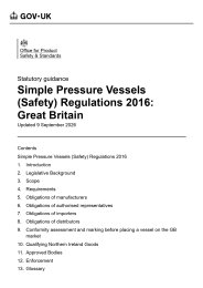 Simple Pressure Vessels (Safety) Regulations 2016: Great Britain